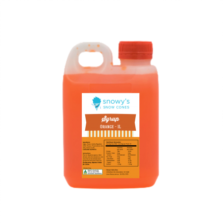1L Snow Cone Syrup - Orange